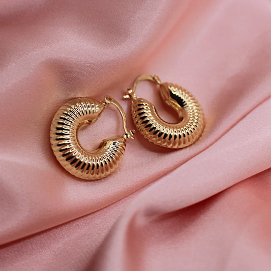 Snail Hoop Earrings